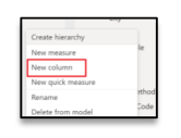 creating calculated column