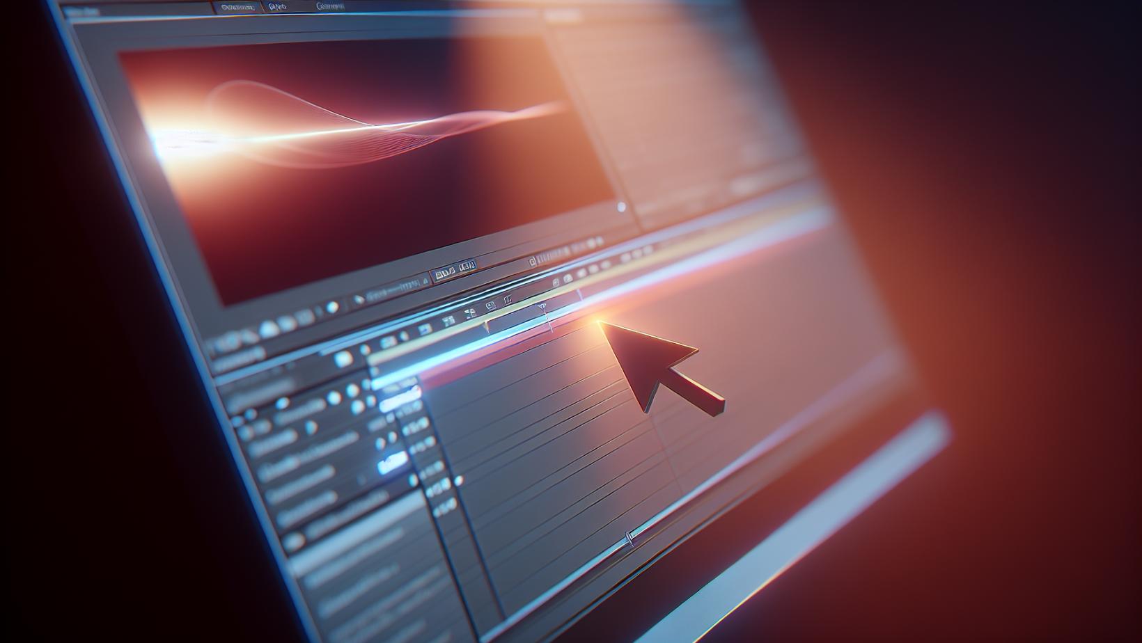 Illustration of adding a keyframe in Adobe After Effects