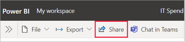 sharing dashboards power bi