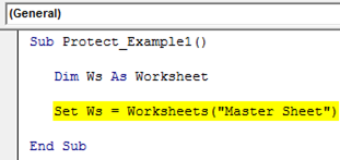 mastersheet excel vba