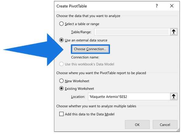 pivot table