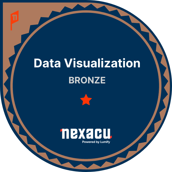 Data visualization badge