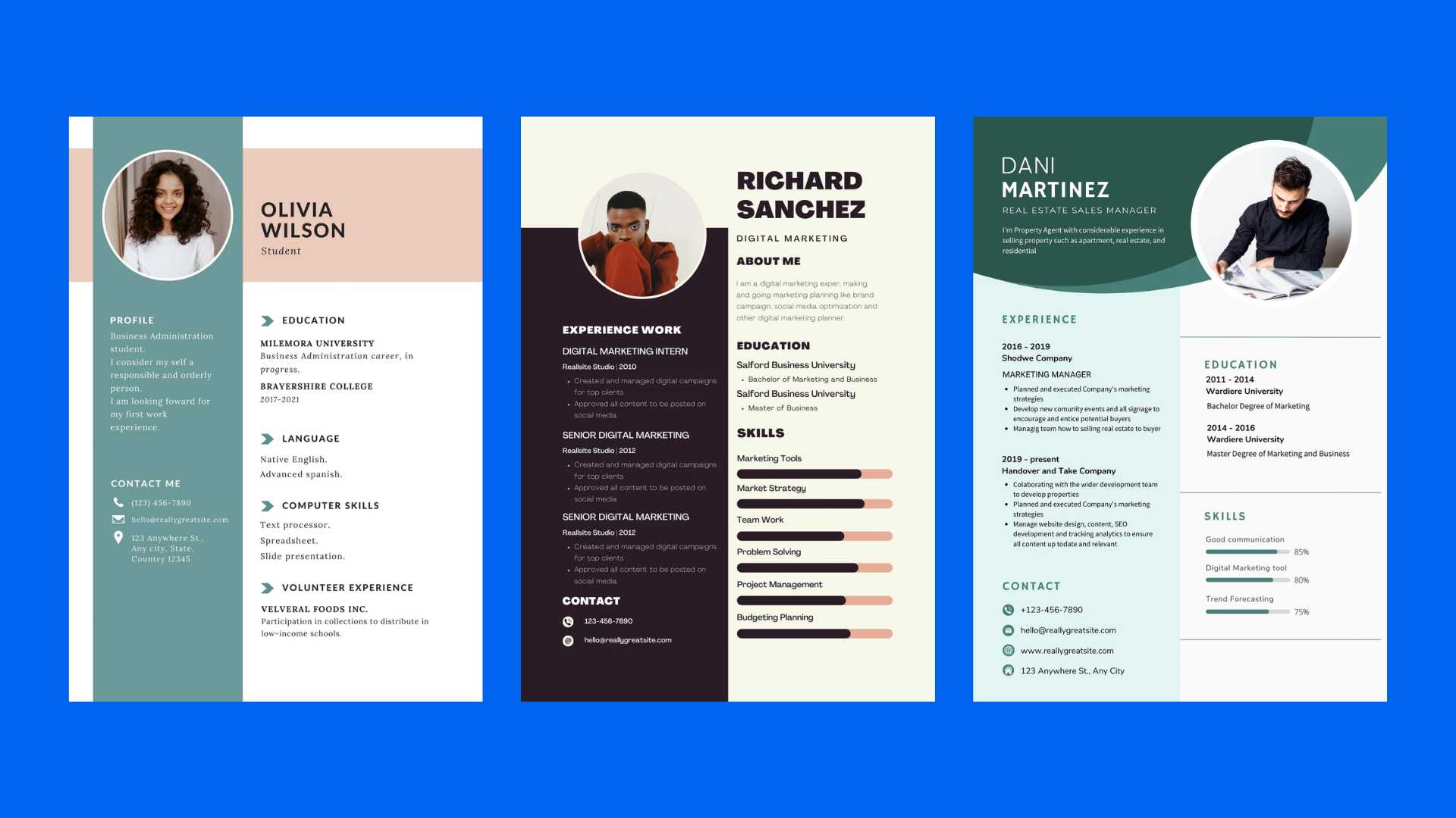 canva resume